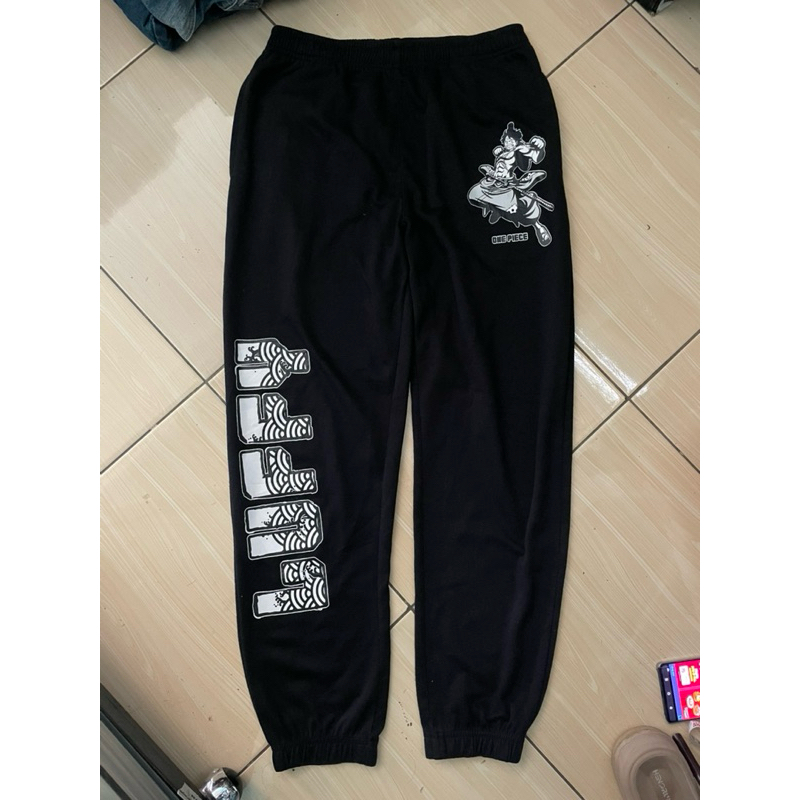 Celana joger katun onepiece luffy