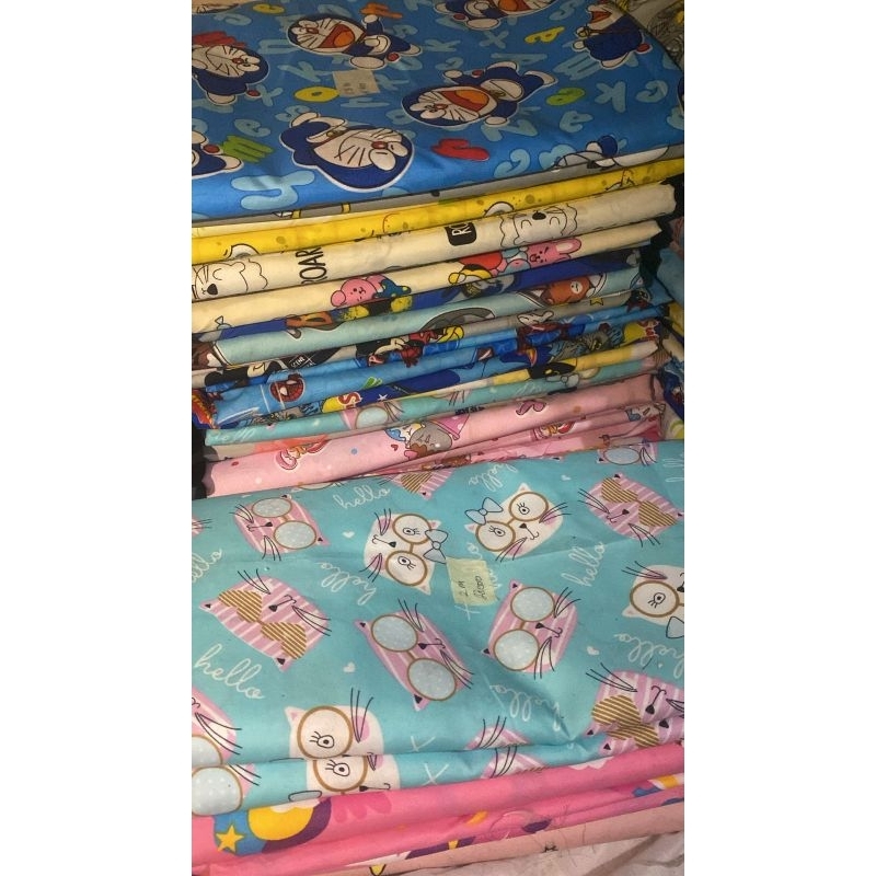 Kain Kiloan Polymicro/ kain rijekan Kain Sprai Bisa Untuk Baju Anak Piyama