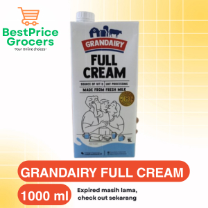 

Grandairy Full Cream UHT 1000 ml 1Lt