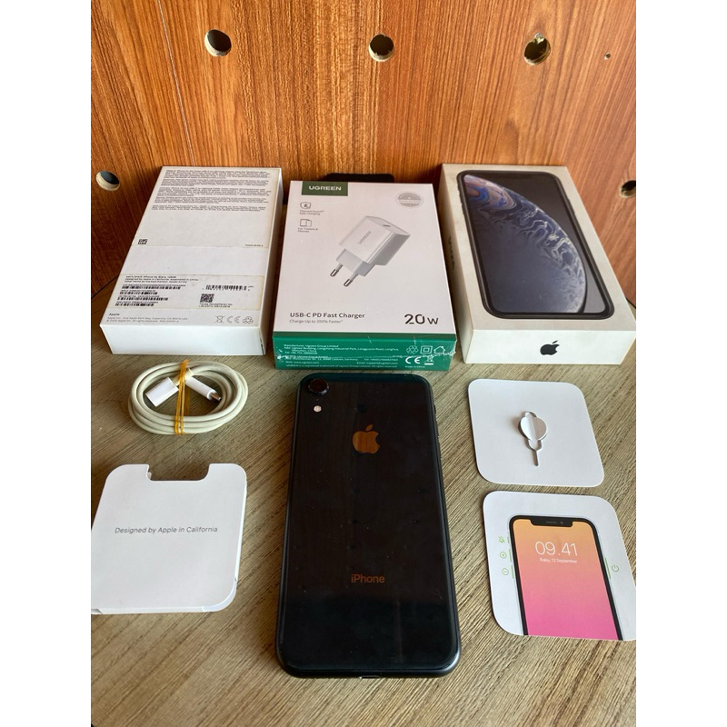 Second iBox iPhone xr 128gb Black Fullset