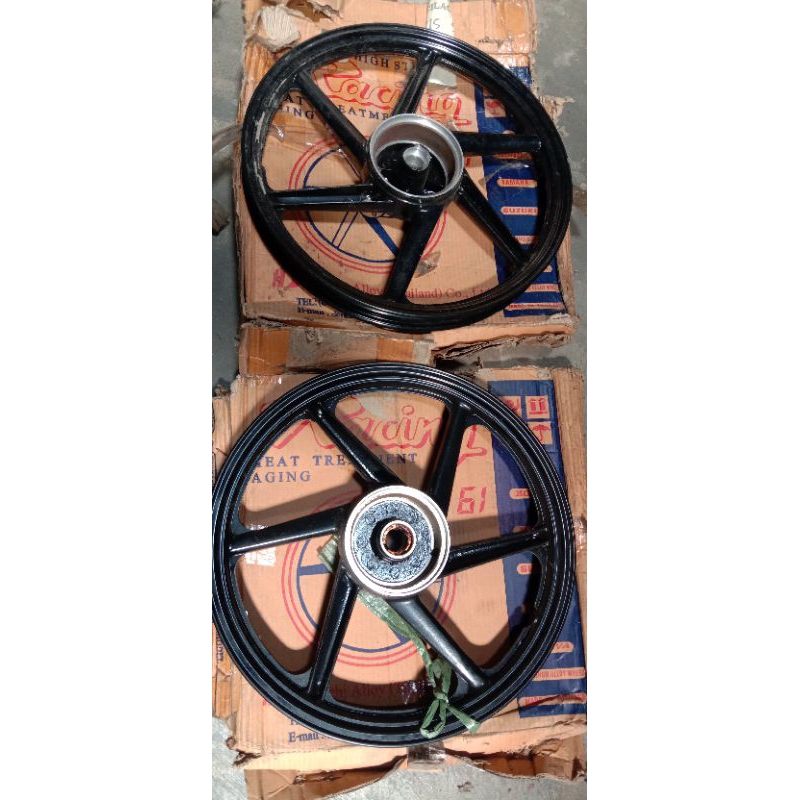 velg racing velg palang pelek rising velg variasi Daiichi Alloy Racing 61 Suzuki RC RC100 RC110 Crys