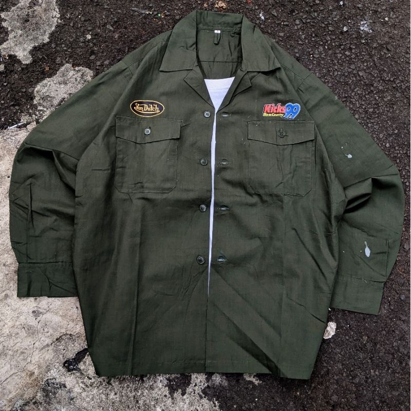 New Country Custom Patch Work Shirt
