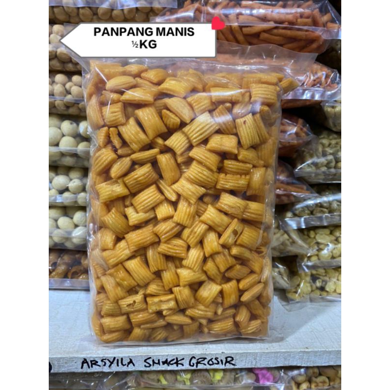 

Snack Kiloan Kurupuk Pampang Rasa Manis/500gr