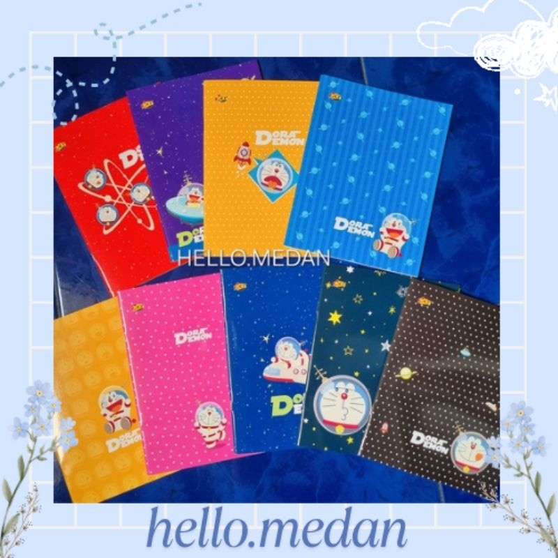 

( 1 Buah ) Buku Tulis Kiky Warna Isi 38 Lembar - Doraemon