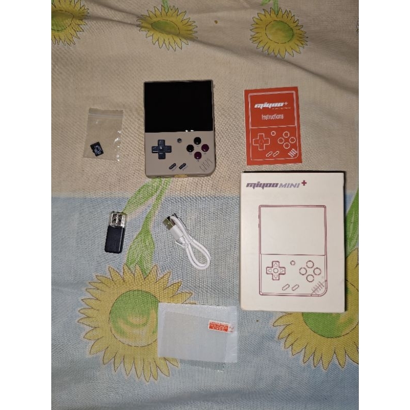 Miyoo mini plus onion os 64GB Warna grey + micro sd original kingston 64GB Onion os