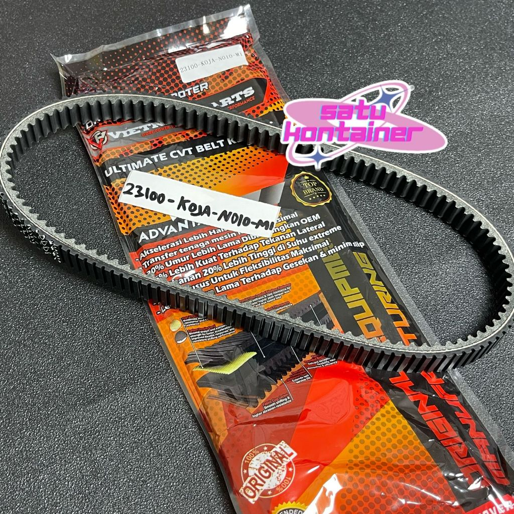premium VanBelt V-Belt Only Genio BEAT NEW Beat Fi ISS Deluxe New LED 2020 2021 K0J racing