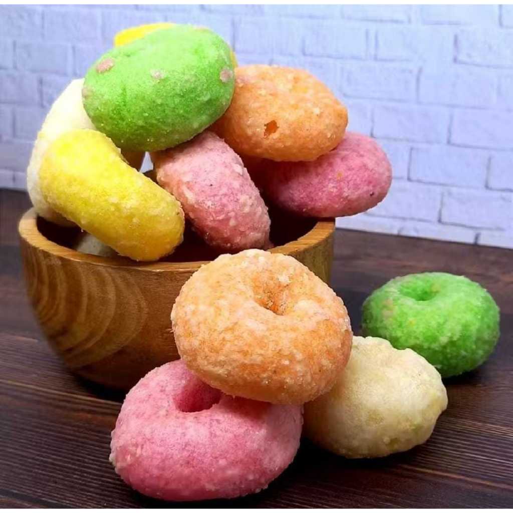 

100 GRAM DONAT WARNA MANIS KERING | BIDARAN DONAT WARNA WARNI | DONAT GABUS | GETAS DONAT WARNA WARNI | WIDARAN DONAT GETAS GABUS MANIS