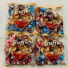 

Elvan Truffle Coklat Arab Turki Assortment Caramel Hazelnut Coconut Strawberry Enak Halal 400gr BPOM