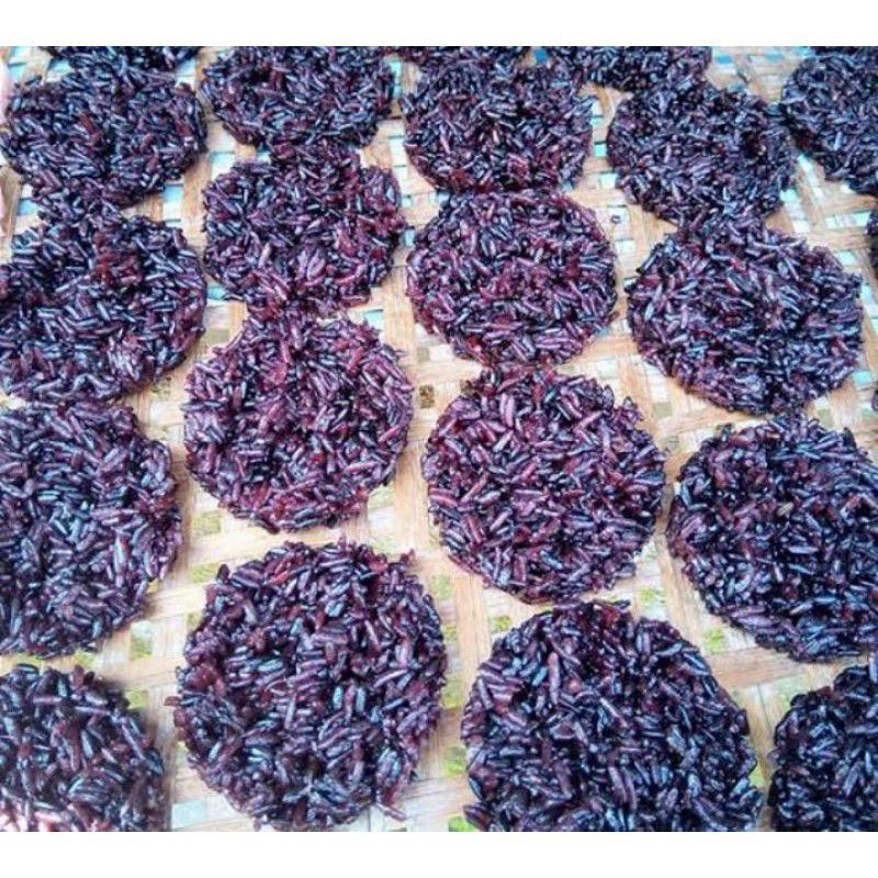 

ranginang mentah hitam asli ketan 500gr