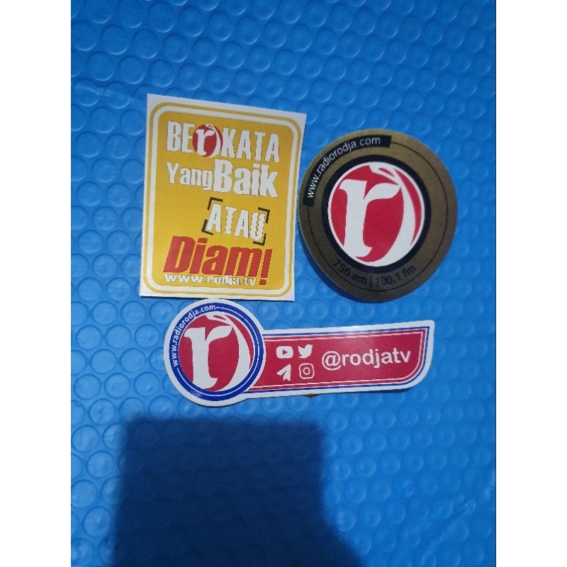 

paket 3 sticker vinyl tahan air