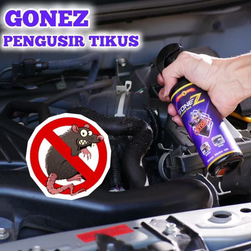 Gonez Pengusir tikus rat repellent - Rat repellent spray - Rat repellent spray mobil