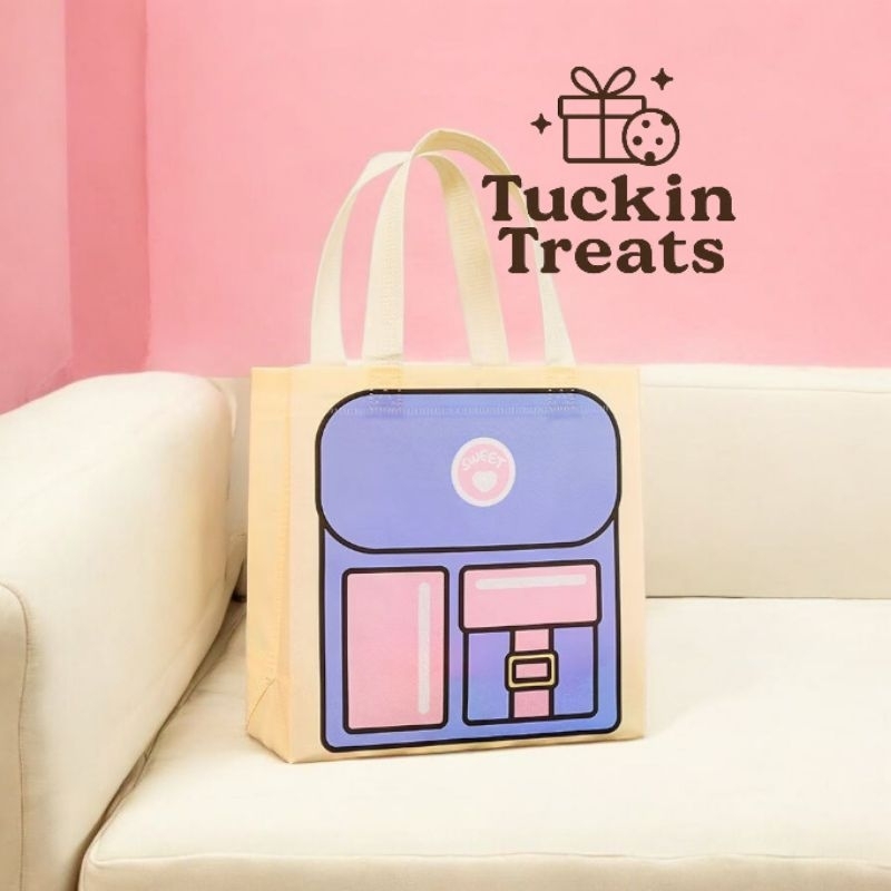 

Tas Spounbound Souvenir Goodie Bag Ulang Tahun PURPLE YELLOW - Tuckintreats