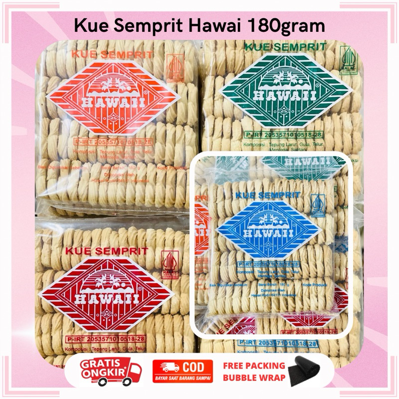 

KUE SEMPRIT HAWAI 180GRAM | SAGU SEMPRIT HAWAI PREMIUM MURAH