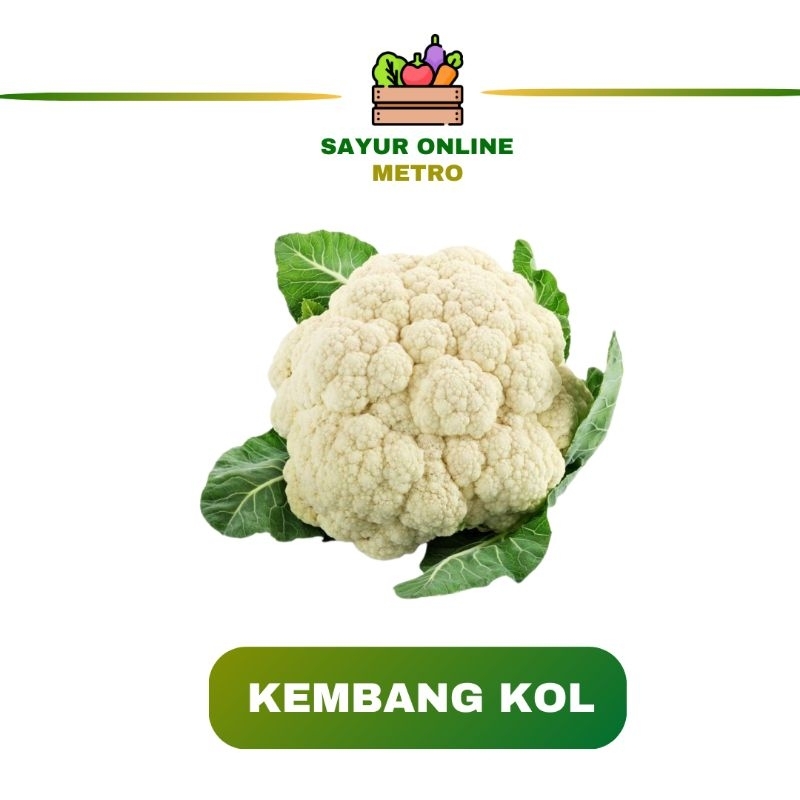 

Kembang Kol Segar 250gr - Sayur Online Metro