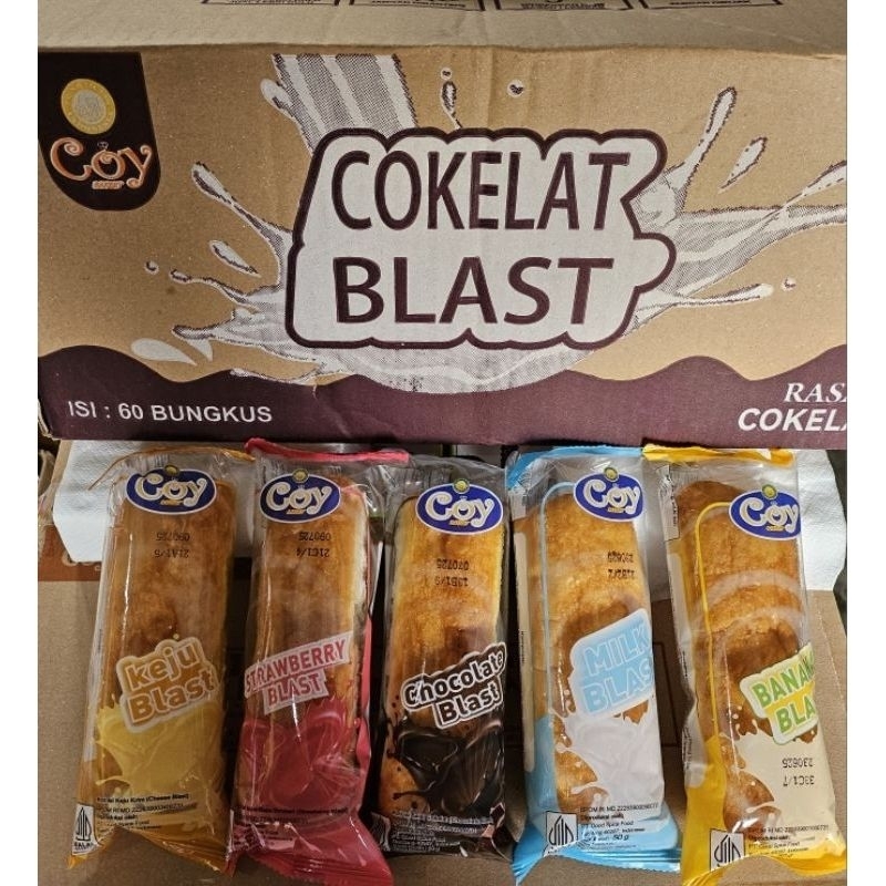 

Roti Coy Blast @5 Bungkus Rasa Chocolate / Keju / Strawberry / Milk / Banana ( Request di Note ya )