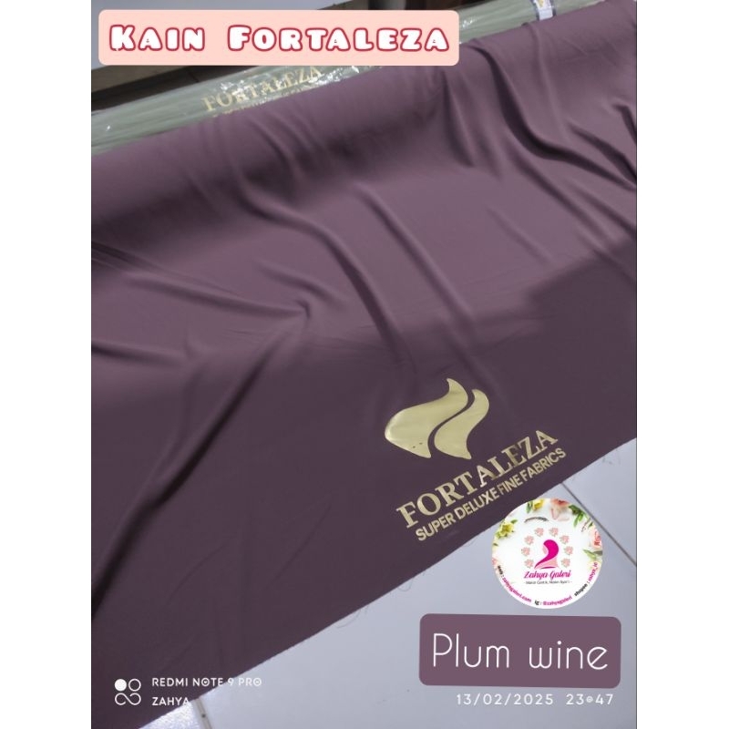 Roll FORTALEZA Gingerbread isi 50y n plum wine isi 56yard -zahya