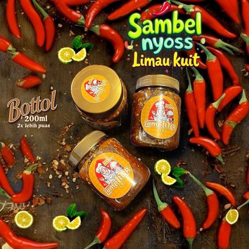 

SAMBEL NYOSS LIMAU KUIT BOTOL 200ML PEDASSSS