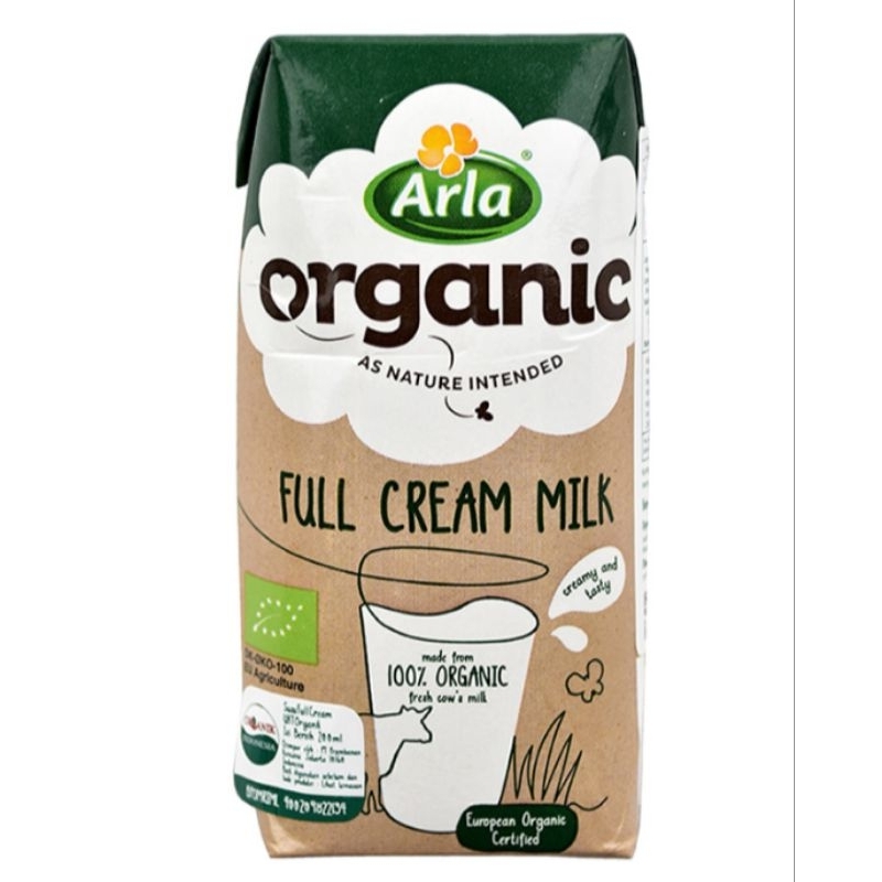 

Arla Organic susu uht Full Cream UHT Milk 200 ml