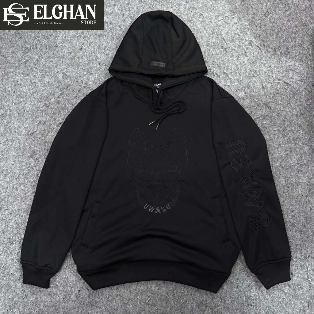 Hoodie UWASSU Heavywight Cotton Fleece 330gsm Embordired