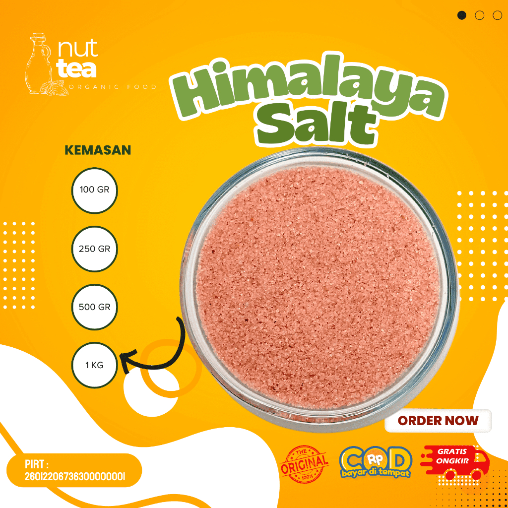 

Garam Himalaya - Himalayan Salt 500gr Premium / Sehat