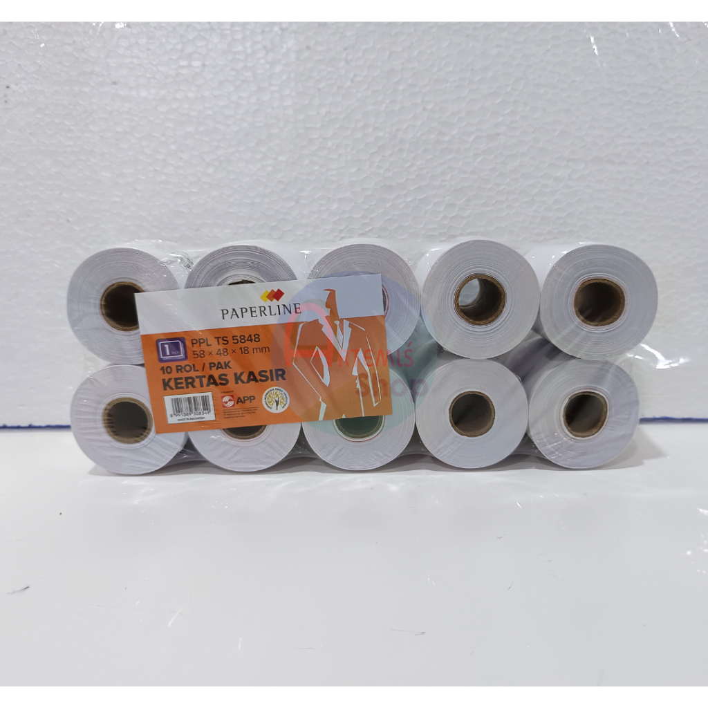 

Kertas Kasir / Struk / Paper Register Roll 58 x 48 PAPERLINE