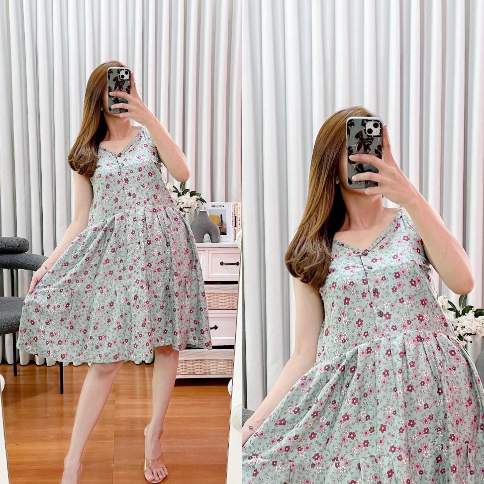 Sangat Nyaman Dress Salsa Homedress Daster Murah Daster Kekinian Daster Tanktop Ruffle