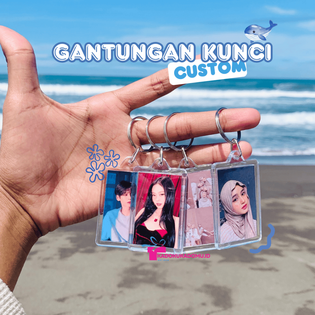 

Gantungan Kunci Akrilik Custom 2 Sisi Foto Depan Belakang Ganci Keychain Inisial Spotify By Kadoku