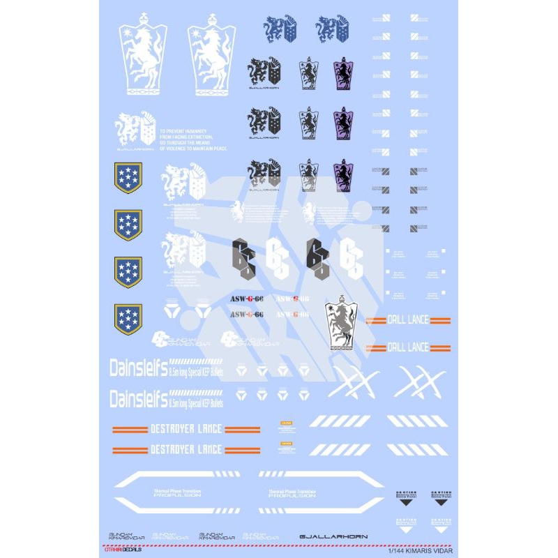 KIMARIS VIDAR WATERDECAL