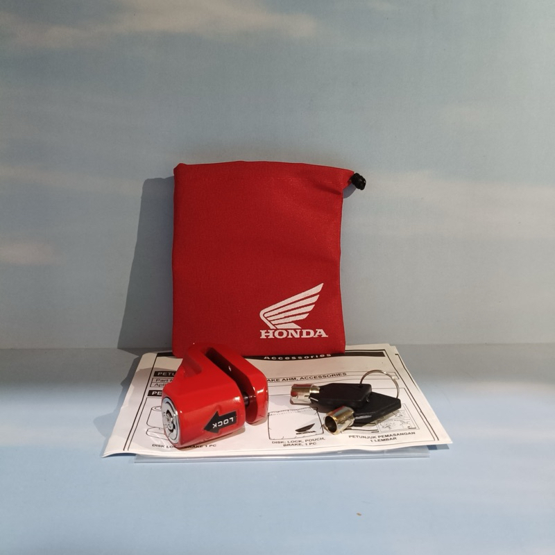 Disclock Honda Kunci Gembok Cakram Honda