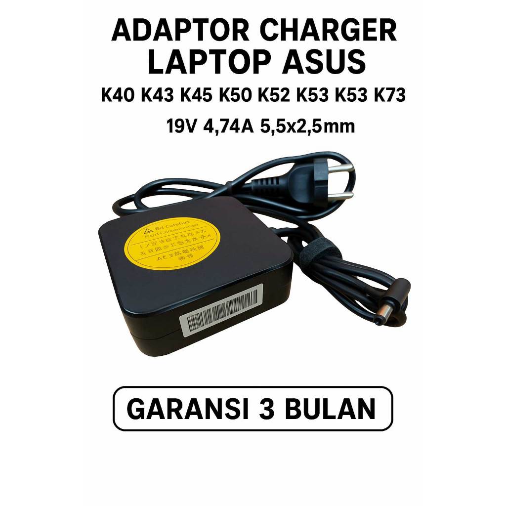 Adaptor Charger Asus K40 K43 K45 K50 K52