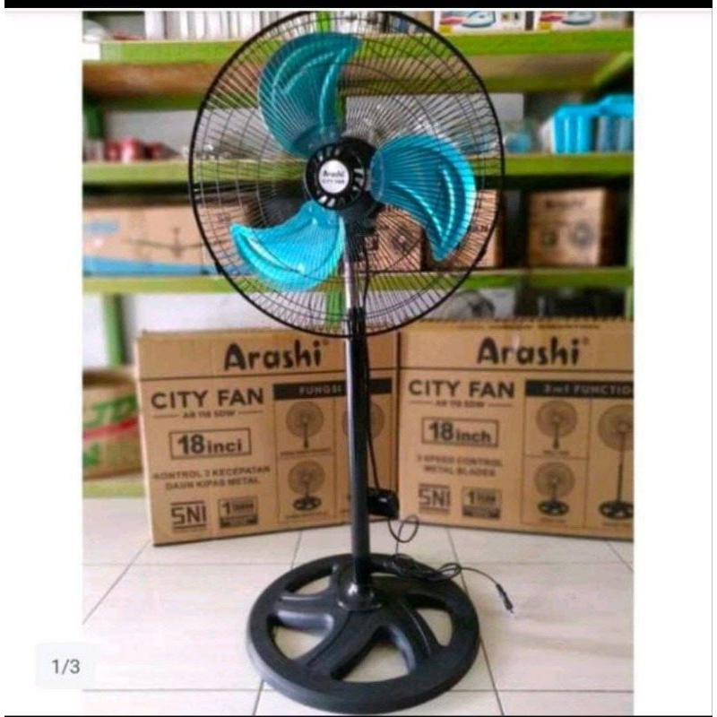 Kipas Angin Arashi AR-118 SDW 3-in-1 - Kipas Angin 3 Fungsi