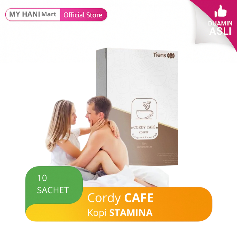 

Cordy cafe - Minuman Kopi Stamina Pria Dewasa Extra Gingseng Original Tahan Lama | 1 Box 10 Sachet Sachet |
