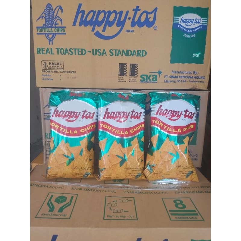 

HAPPYTIS TORTILA CHIPS ORI 140GRAM