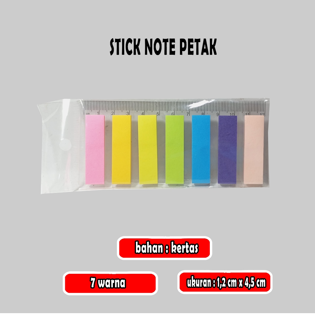 

stick note petak / 1 set / 7 warna