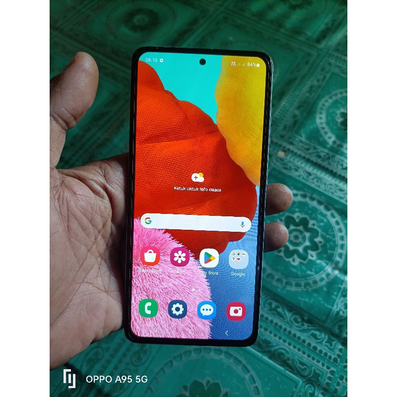 samsung A51 ram 6/128 second.minus redstart terus.