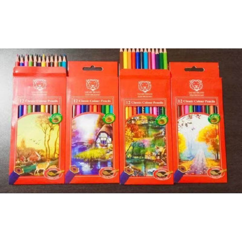 

[Whispers] Pensil Warna Anak Mewarnai 12Warna Menggambar Murah