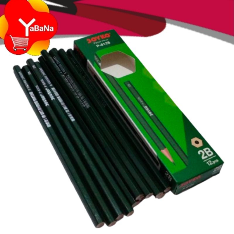 

Pensil Bisa di serut Bolak balik Joyko P-8126 2B 1lusin 12pcs