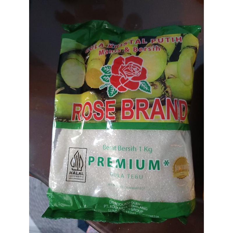

Gula Rose Brand Kuning/Hijau Random