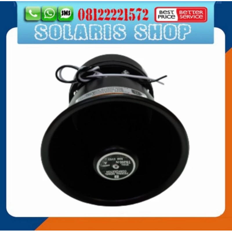 Toa Speaker Sirine Patwal/Toa Sirine Polisi/Sirine Speaker/Toa BLACK