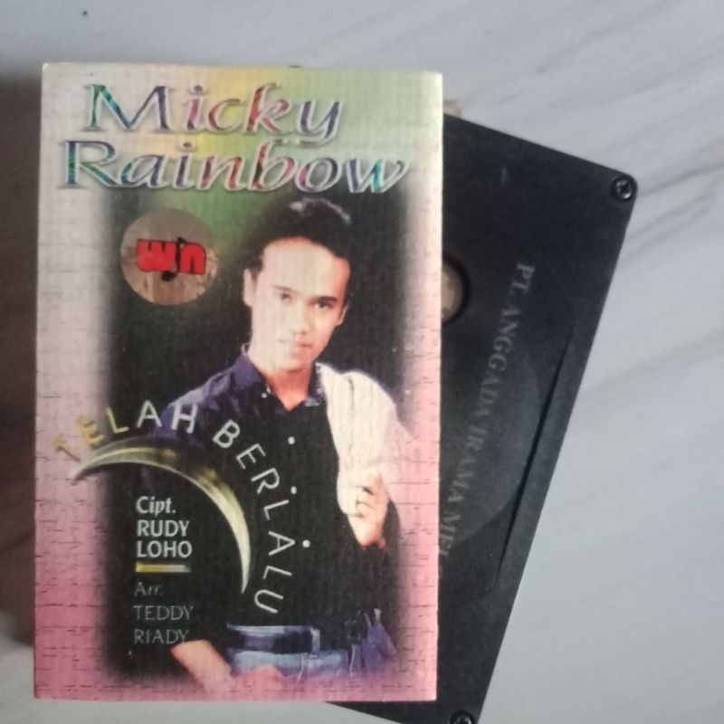 Audio kaset pita original Micky Rainbow albm Telah Berlalu
