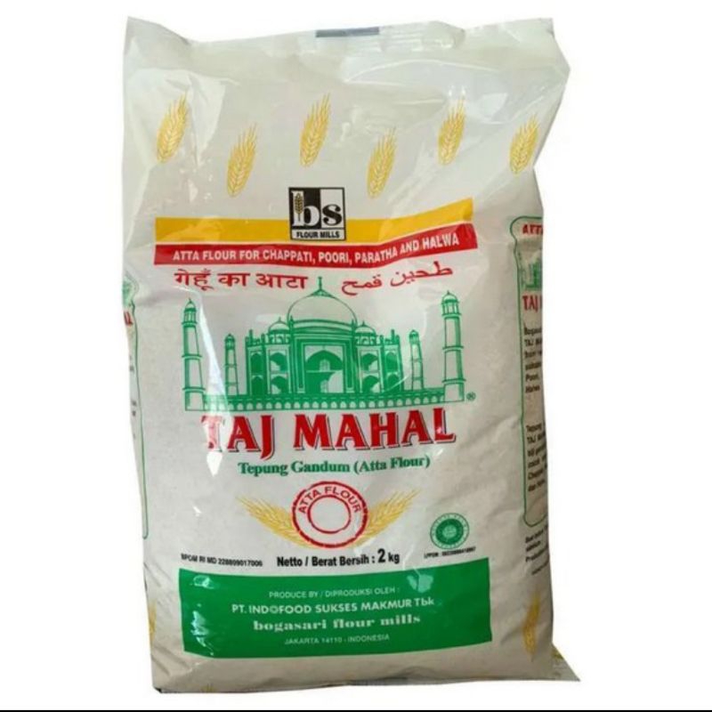 

TAJ MAHAL Tepung Gandum - Atta Flour 2 Kg