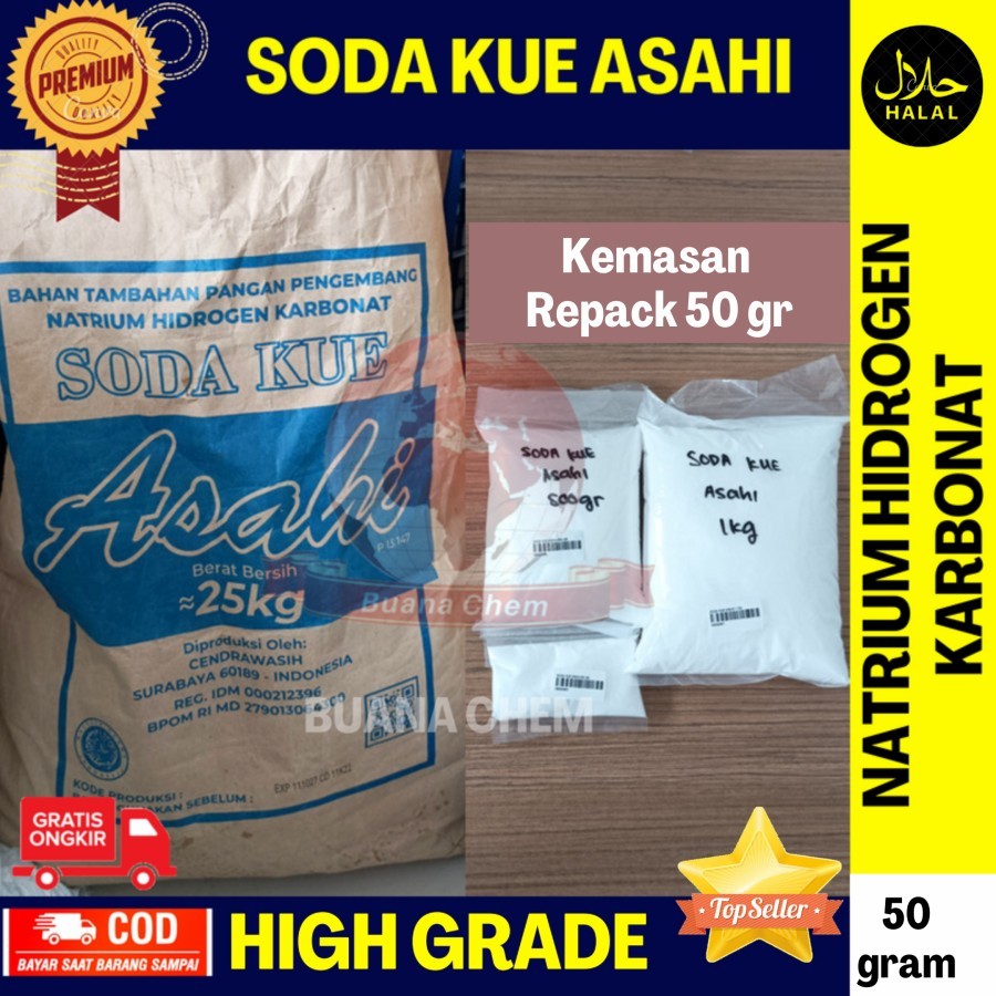 

Soda Kue Asahi Japan 100 gr Sodium Bicarbonate / Baking Soda Jepang Food