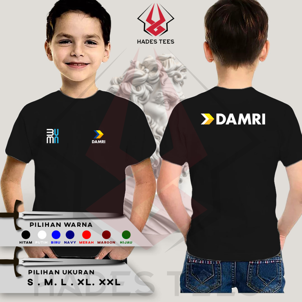 Kaos Distro ANAK Damri BUMN Kaos Baju Perusahaan