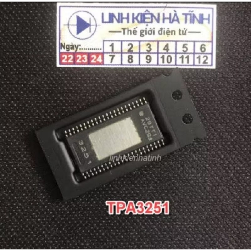TPA3251D2DDVR IC3251 TPA 3251 3251 HTSSOP44 INTREGRATED Circuit Ic