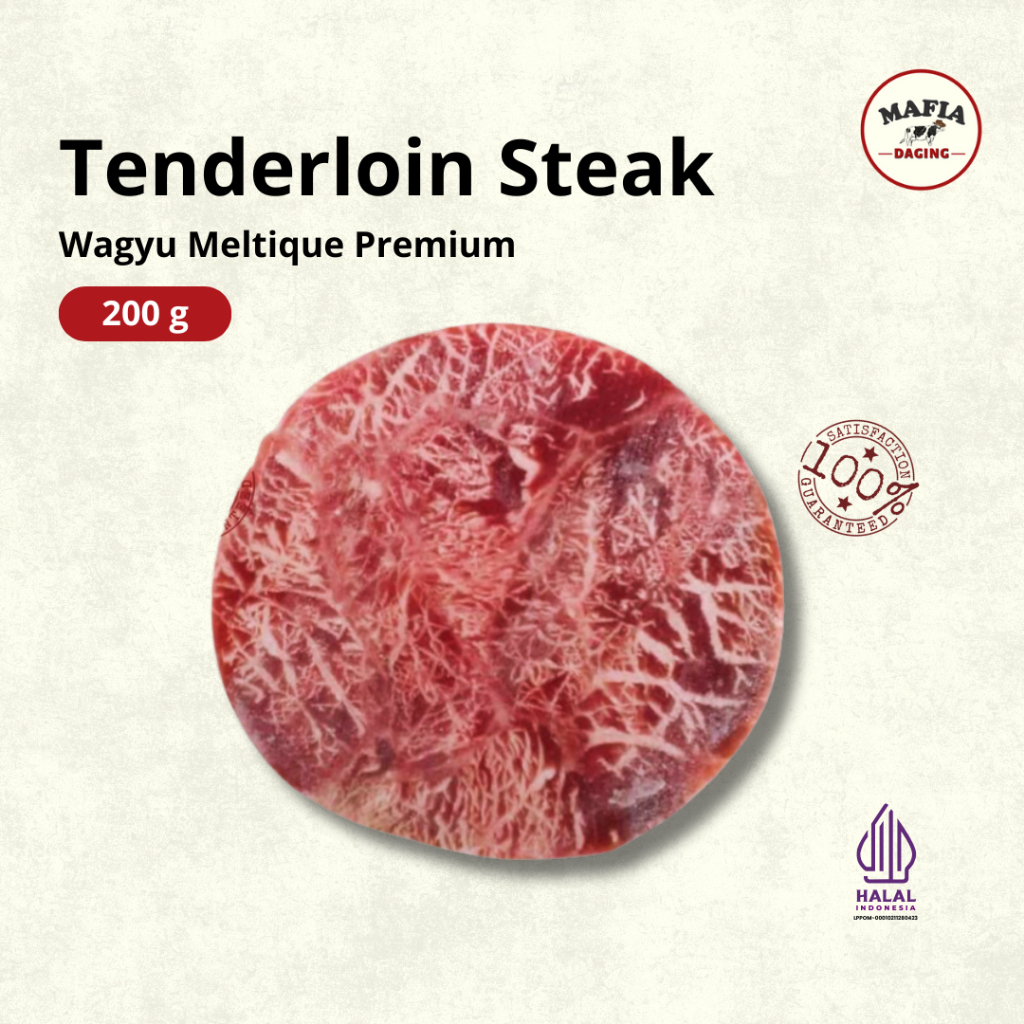

[Mafia Daging] TERMURAH !!! Wagyu Daging Steak Tenderloin Meltique 200g