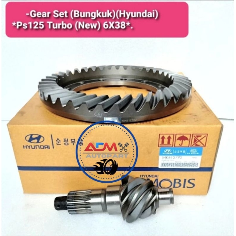GEAR SET GARDAN CANTER PS125 TURBO 6X38 ORI HYUNDAI [MK612792]