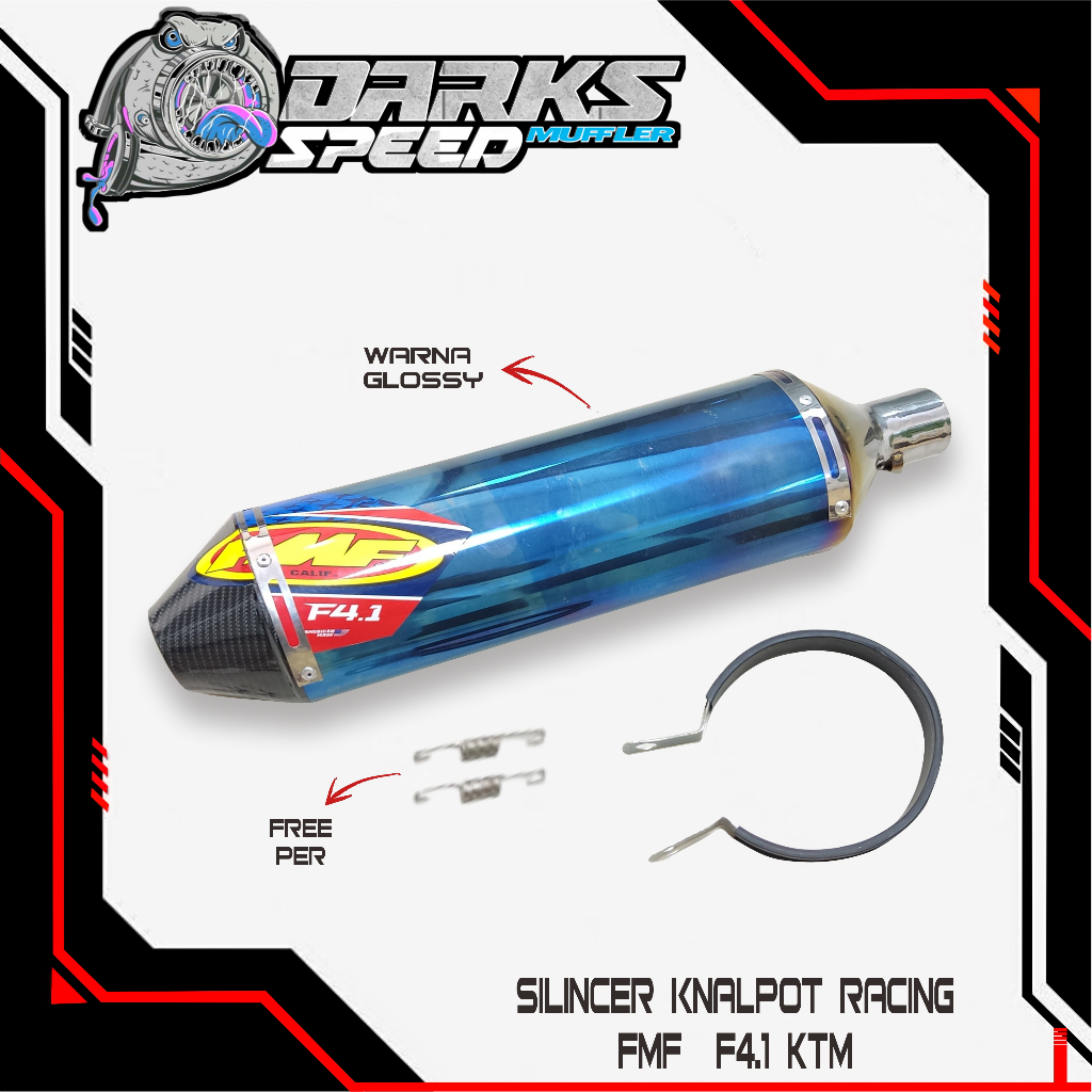 SILINCER KNALPOT RACING FMF F4.1 KTM KLX WR155 150 250 CRF 150L CRF 230 250