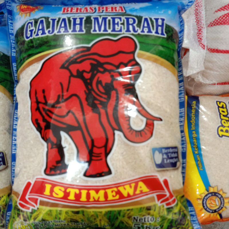 

Beras Premium Pera Gajah Merah 5Kg