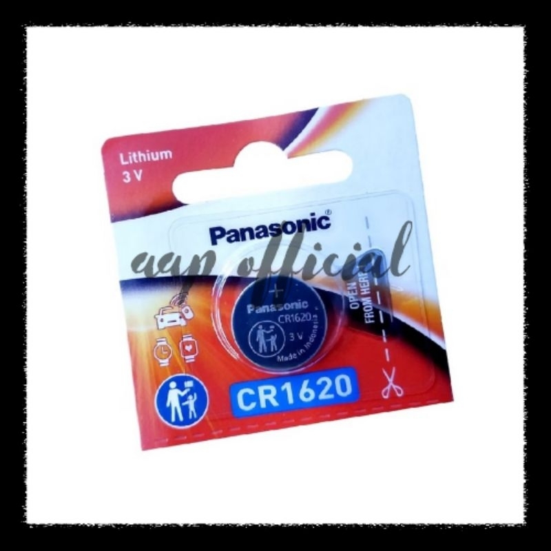 Baterai Panasonic CR1620 Lithium 3V Untuk Remot Motor Dll Asli Tahan Lama