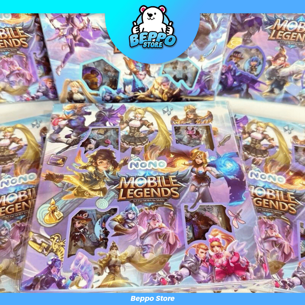 

Stiker Anak Anak Nono Momo Mobile Legends 100pcs - tahan air, lucu, estetik, keren